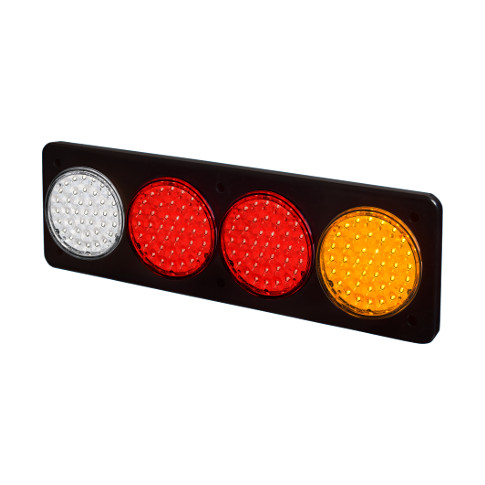 3000EMT-4 - SOPORTE CON 4 FAROS 39 LED  - 12/24V